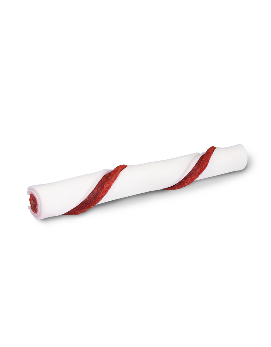 HOWBONE 200g Bacon Flavor Twist Roll Dog Snack